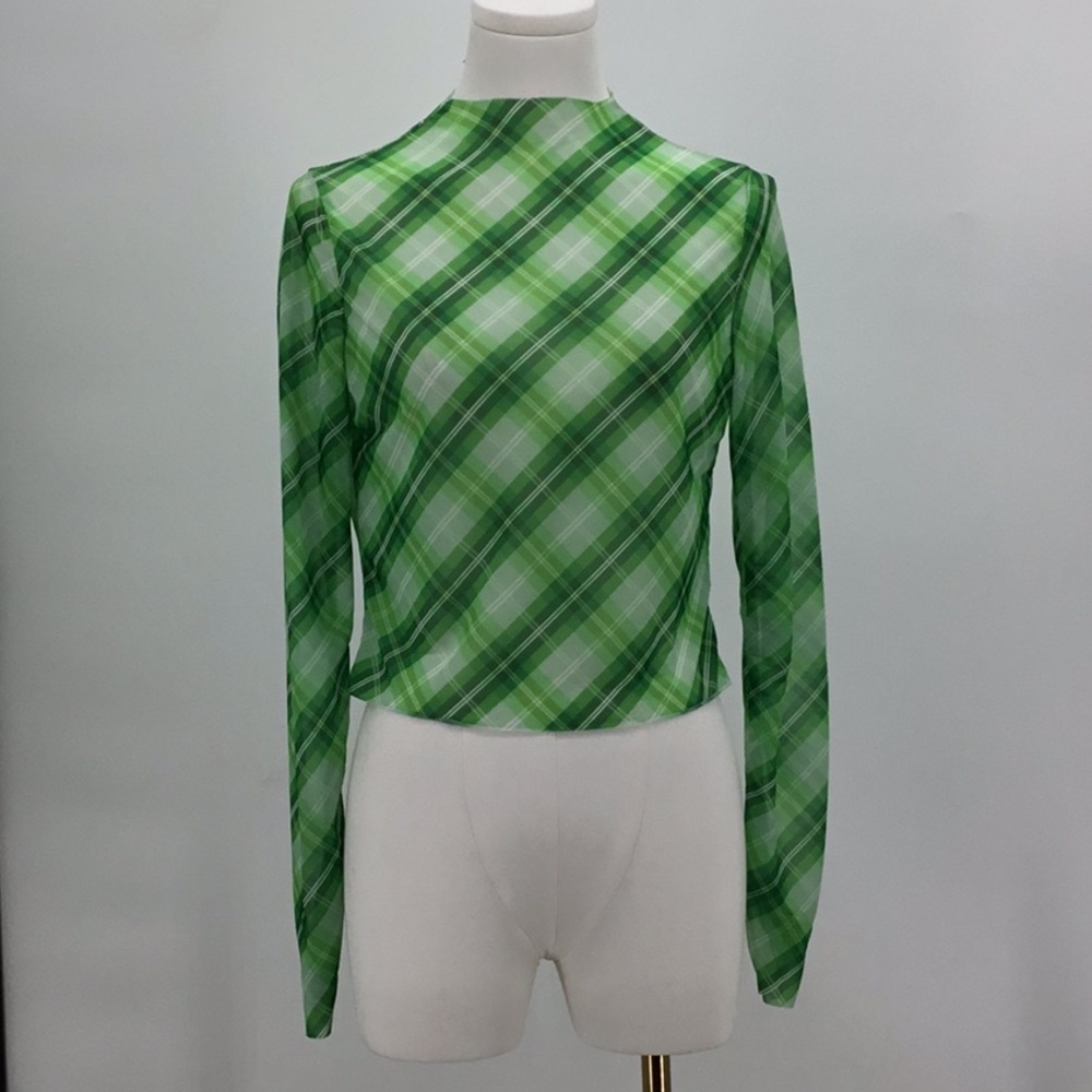 Collusion SIZE 8 Green Shirt